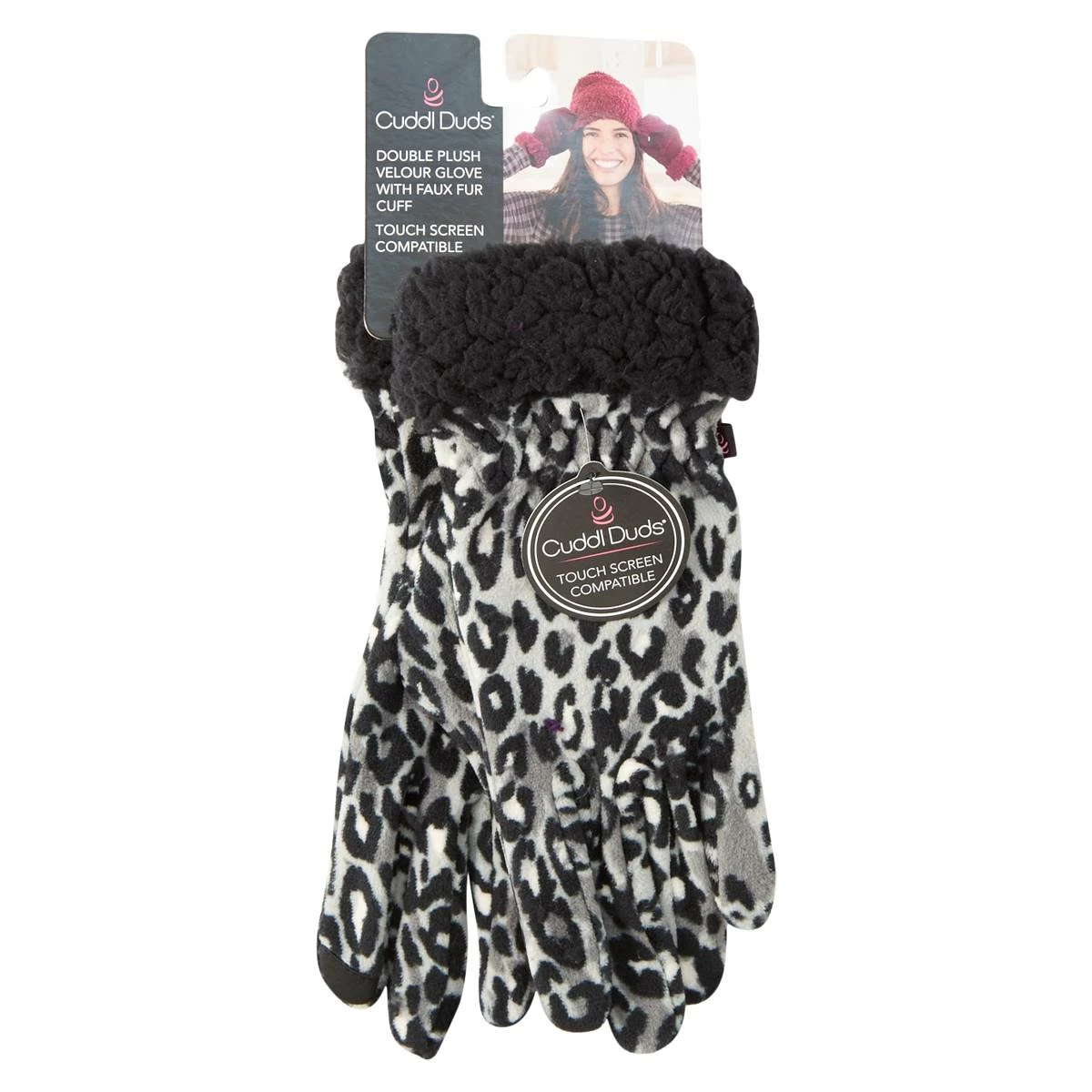 Best Sale 🌟 Cuddl-Duds Accessories 👩 Womens Cuddl Duds® Leopard Velour Glove With Sherpa Cuffs 👍 3 Best Sale 🌟 Cuddl-Duds Accessories 👩 Womens Cuddl Duds® Leopard Velour Glove With Sherpa Cuffs 👍