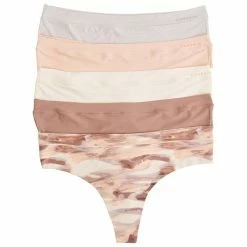 Budget ⭐ Womens Danskin 5pk. Laser Micro Thong Panties - DS3234-5PKA 🛒