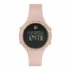 Deals ✨ Daisy-Fuentes Jewelry & ⌚ Watches 👩 Womens Daisy Fuentes Crystal Accent Digital ⌚ Watch - DF139RGBL 😀