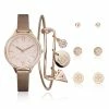Best Sale 🔔 Daisy-Fuentes Jewelry & ⌚ Watches 👩 Womens Daisy Fuentes ⌚ Watch Bracelet & Earring Set - DF167RG 🎉