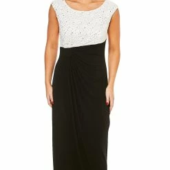 Coupon 🧨 Connected-Apparel Clothing 👩 Womens Connected Apparel Sequin Lace Top Wrap Gown 🥰 -Danskin Sales Store unnamed file 161