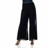 Best deal 🎉 Connected-Apparel Clothing 👩 Womens Connected Apparel Solid Sash Belt Palazzo Pants 🎁 -Danskin Sales Store unnamed file 189