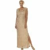 Brand new 🧨 Connected-Apparel Clothing 👩 Womens Connected Apparel Drape Neck Daisy Sequin Lace Gown ⌛ -Danskin Sales Store unnamed file 195