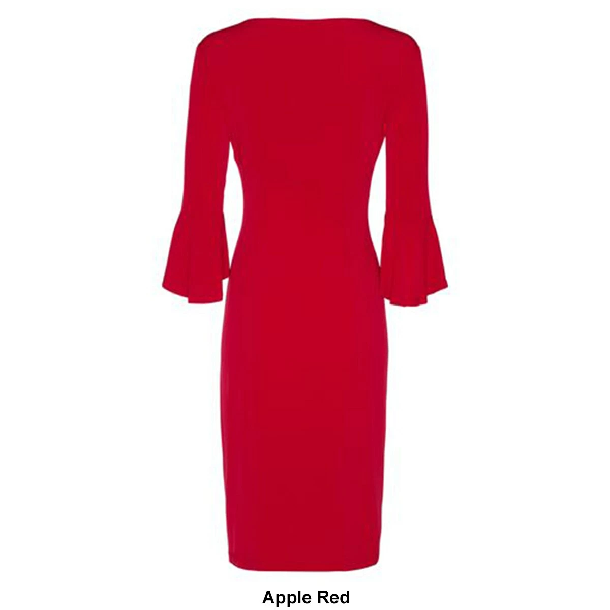 Cheap ๐ฅ Connected-Apparel Clothing ๐ฉ Womens Connected Apparel Bell Sleeve Solid Side Ruched ๐ Dress โ๏ธ 4 Cheap ๐ฅ Connected-Apparel Clothing ๐ฉ Womens Connected Apparel Bell Sleeve Solid Side Ruched ๐ Dress โ๏ธ - Image 2