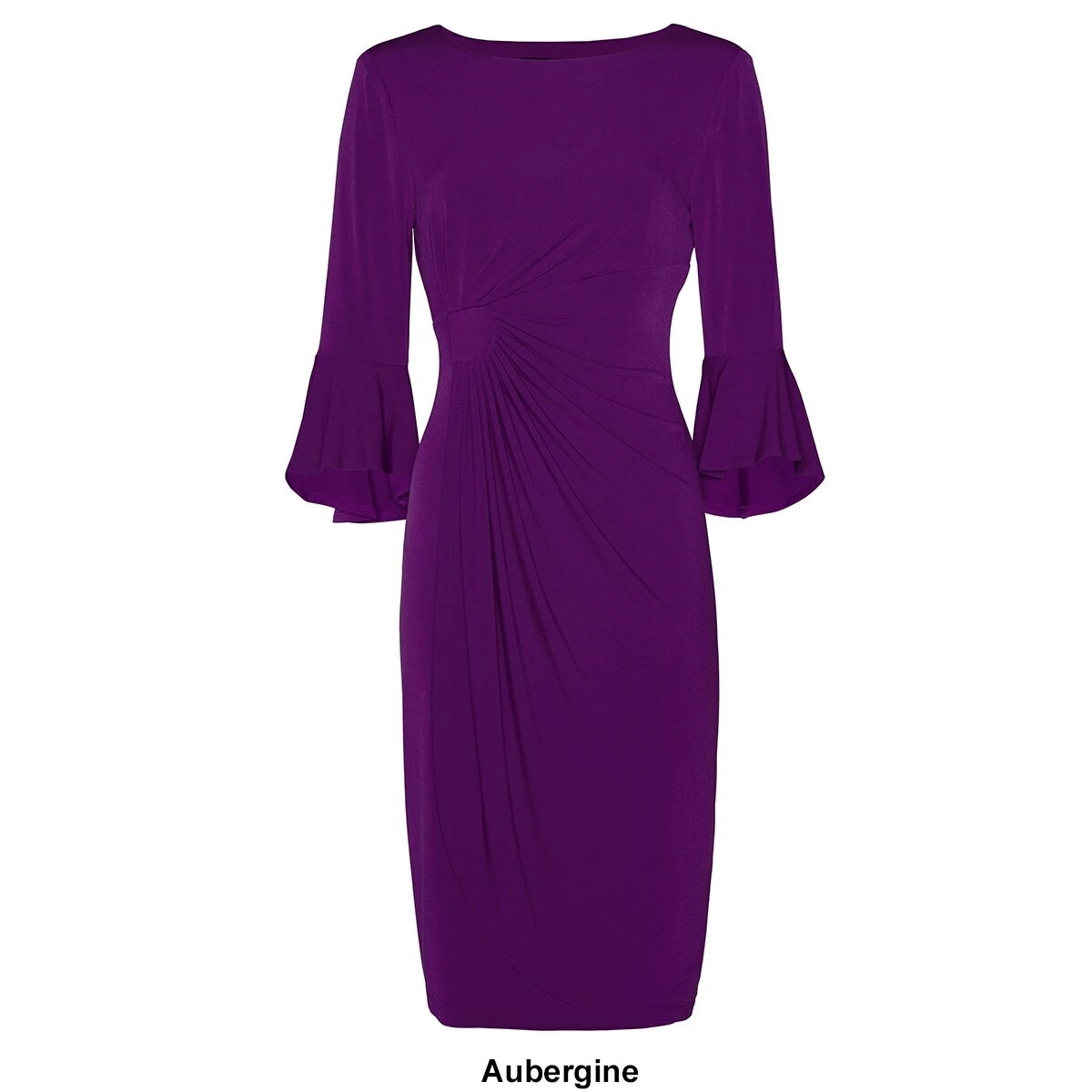 Cheap ๐ฅ Connected-Apparel Clothing ๐ฉ Womens Connected Apparel Bell Sleeve Solid Side Ruched ๐ Dress โ๏ธ 5 Cheap ๐ฅ Connected-Apparel Clothing ๐ฉ Womens Connected Apparel Bell Sleeve Solid Side Ruched ๐ Dress โ๏ธ - Image 3