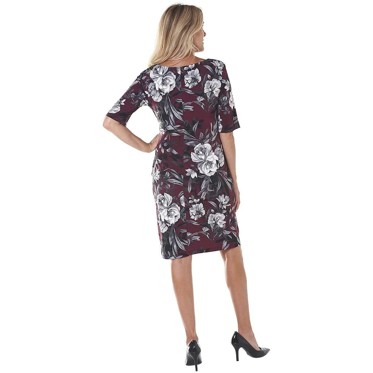 Discount ๐ Connected-Apparel Clothing Plus Size Connected Apparel Floral Ity Side Slit ๐ Dress ๐ 4 Discount ๐ Connected-Apparel Clothing Plus Size Connected Apparel Floral Ity Side Slit ๐ Dress ๐ - Image 2
