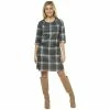 Flash Sale 🎁 Connected-Apparel Clothing Petite Connected Apparel 3/4 Sleeve Plaid 👗 Dress With Flap Pocket 🌟 -Danskin Sales Store unnamed file 357