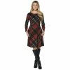 Brand new ⭐ Connected-Apparel Clothing Petite Connected Apparel Long Sleeve Plaid 👗 Dress With Pockets ⌛ -Danskin Sales Store unnamed file 394
