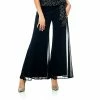 New 🎁 Connected-Apparel Clothing Plus Size Connected Apparel Chiffon Wide Leg Pants 🎁