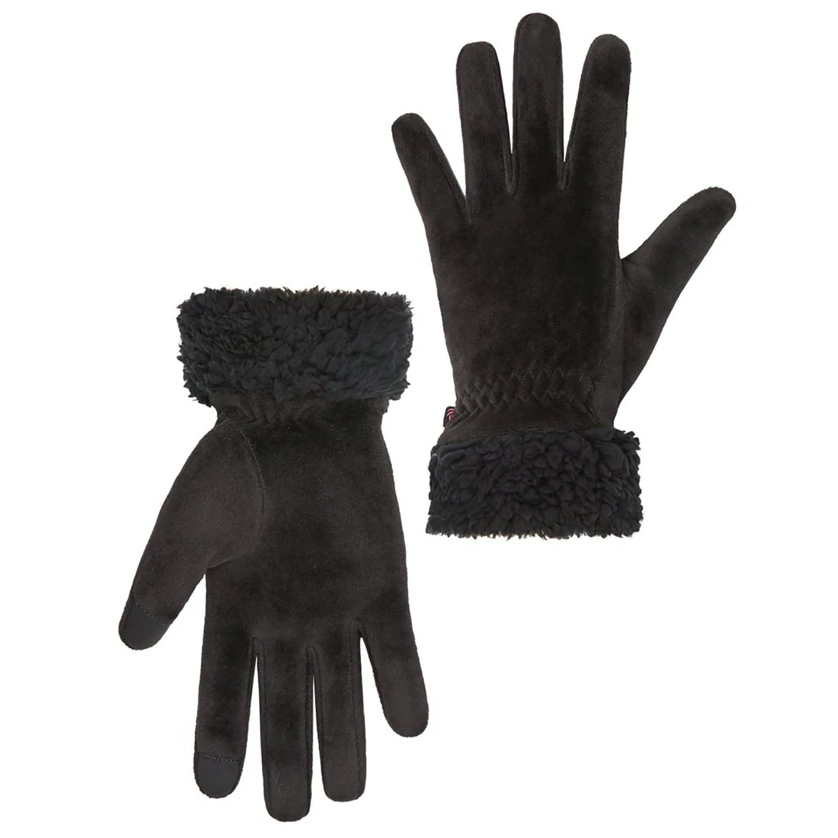 Outlet ❤️ Cuddl-Duds Accessories 👩 Womens Cuddl Duds® Velour Sherpa Cuff Gloves 🔥 3 Outlet ❤️ Cuddl-Duds Accessories 👩 Womens Cuddl Duds® Velour Sherpa Cuff Gloves 🔥