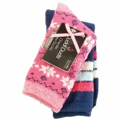 Best reviews of ✔️ Cuddl-Duds 🧦 Socks & Hosiery 👧 Girls Cuddl Duds® 2pk. Chenille Fair Isle 🧦 Socks 😍
