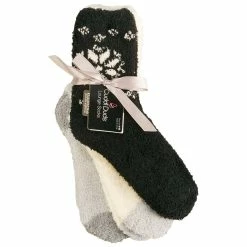 New 😉 Cuddl-Duds 🧦 Socks & Hosiery 👩 Womens Cuddl Duds® 3pk. Snowflake Fair Isle Tactel Cozy 🧦 Socks 🧨