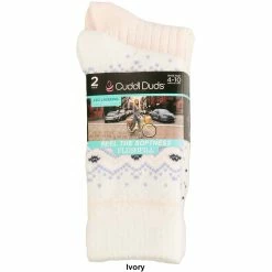 Hot Sale ✨ Cuddl-Duds 🧦 Socks & Hosiery 👩 Womens Cuddl Duds® 2pk. Fair Isle Twist Rib Boot Crew 🧦 Socks 👍 -Danskin Sales Store unnamed file 81