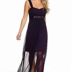 Deals 😉 Connected-Apparel Clothing 👩 Womens Connected Apparel Sheer Matte Long Apron Sheath 👗 Dress ⌛ -Danskin Sales Store unnamed file 33