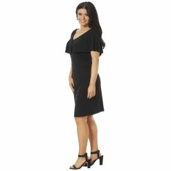 Hot Sale 💯 Connected-Apparel Clothing Petite Connected Apparel Off The Shoulder Ruffle A-Line 👗 Dress 😍 -Danskin Sales Store unnamed file 38