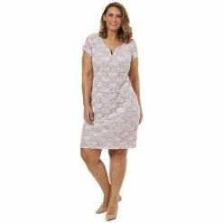 Brand new 😍 Connected-Apparel Clothing Plus Size Connected Apparel Sweetheart Neck Sequin Lace 👗 Dress ❤️
