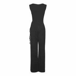 Deals 💯 Connected-Apparel Clothing 👩 Womens Connected Apparel Sleeveless Asymmetrical Ruffle Jumpsuit ✔️ -Danskin Sales Store unnamed file 44