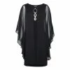 Hot Sale 🎉 Connected-Apparel Clothing Plus Size Connected Apparel Capelet Overlay Rhinestone 👗 Dress 🤩 -Danskin Sales Store unnamed file 53