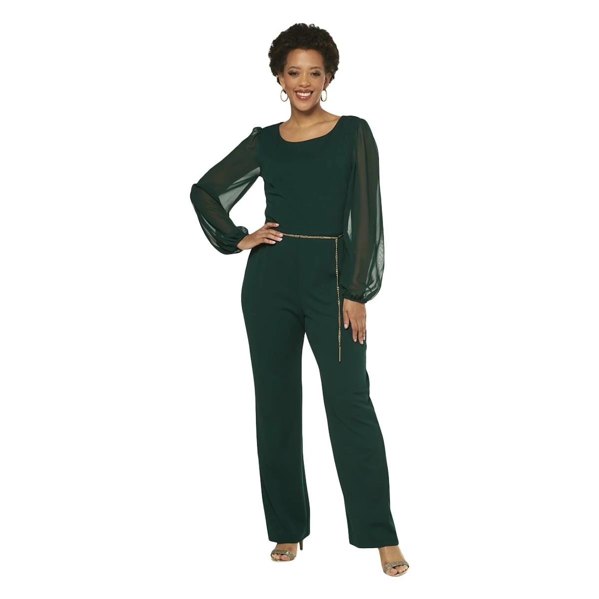 Coupon ๐ Connected-Apparel Clothing ๐ฉ Womens Connected Apparel Long Sleeve Chiffon Sleeve Jumpsuit ๐ฏ 3 Coupon ๐ Connected-Apparel Clothing ๐ฉ Womens Connected Apparel Long Sleeve Chiffon Sleeve Jumpsuit ๐ฏ