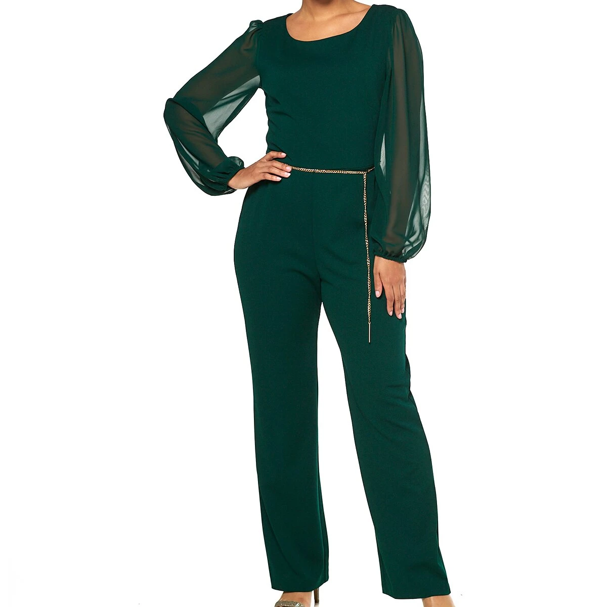 Coupon ๐ Connected-Apparel Clothing ๐ฉ Womens Connected Apparel Long Sleeve Chiffon Sleeve Jumpsuit ๐ฏ 5 Coupon ๐ Connected-Apparel Clothing ๐ฉ Womens Connected Apparel Long Sleeve Chiffon Sleeve Jumpsuit ๐ฏ - Image 3
