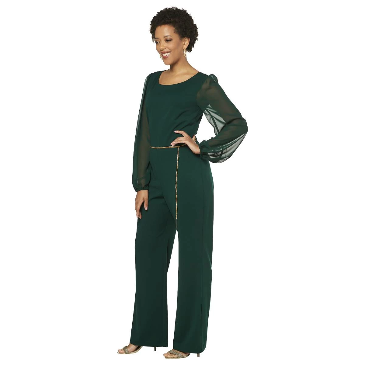Coupon ๐ Connected-Apparel Clothing ๐ฉ Womens Connected Apparel Long Sleeve Chiffon Sleeve Jumpsuit ๐ฏ 6 Coupon ๐ Connected-Apparel Clothing ๐ฉ Womens Connected Apparel Long Sleeve Chiffon Sleeve Jumpsuit ๐ฏ - Image 4