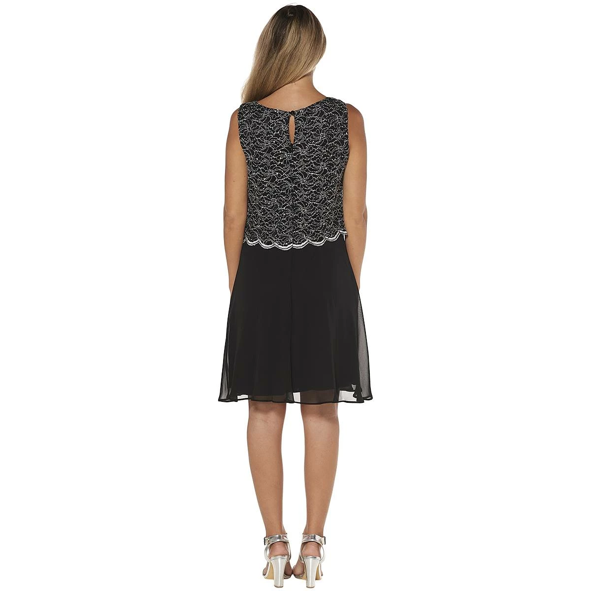 Buy ⌛ Connected-Apparel Clothing Petite Connected Apparel Sleeveless Sequin Lace Popover 👗 Dress 💯 4 Buy ⌛ Connected-Apparel Clothing Petite Connected Apparel Sleeveless Sequin Lace Popover 👗 Dress 💯 - Image 2