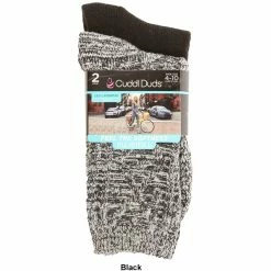 Best deal 🛒 Cuddl-Duds 🧦 Socks & Hosiery 👩 Womens Cuddl Duds® 2pk. Space Dye Diamond Cable Rib Crew 🧦 Socks 😍 -Danskin Sales Store unnamed file 9